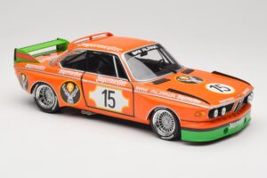 BMW 3.0 CSL E9 #15 Jägermeister Racing N. Lauda / G. Joisten 6 Hours Nurburgring 1973 Minichamps 1:18 155732615 Metal — zdjęcie 4 z 6