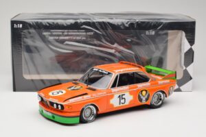 BMW 3.0 CSL E9 #15 Jägermeister Racing N. Lauda / G. Joisten 6 Hours Nurburgring 1973 Minichamps 1:18 155732615 Metal — zdjęcie 6 z 6