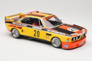 BMW 3.0 CSL E9 #20 BMW Faltz Alpina W. Werner / H. Schommers Norisring Trophy 1974 Minichamps 1:18 155742620 Metal — zdjęcie 4 z 6