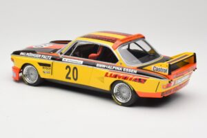 BMW 3.0 CSL E9 #20 BMW Faltz Alpina W. Werner / H. Schommers Norisring Trophy 1974 Minichamps 1:18 155742620 Metal — zdjęcie 5 z 6