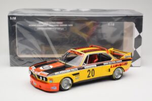 BMW 3.0 CSL E9 #20 BMW Faltz Alpina W. Werner / H. Schommers Norisring Trophy 1974 Minichamps 1:18 155742620 Metal — zdjęcie 6 z 6