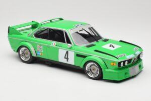 BMW 3.0 CSL E9 #4 Jolly Club Milano C. Finotto / C. Facetti Winners ETCC Zandvoort 1979 Minichamps 1:18 155792504 Metal — zdjęcie 4 z 6