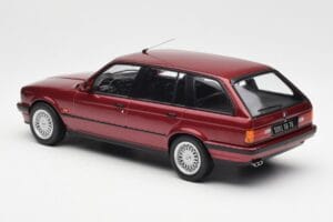 BMW 325i E30 Touring Czerwony Metallic Norev 1:18 183218 Metal — zdjęcie 5 z 6