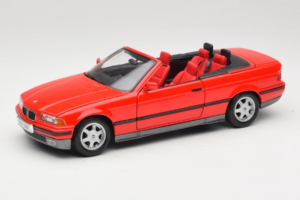 BMW 325i E36 Kabriolet Czerwony Maisto 1:18 50229 Metal