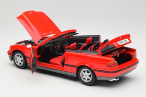 BMW 325i E36 Kabriolet Czerwony Maisto 1:18 50229 Metal — zdjęcie 5 z 8