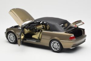 BMW 328Ci E46 Kabriolet Individual Mosiądz Metaliczny Edycja Limitowana Kyosho 1:18 80430395004 Metal — zdjęcie 5 z 8
