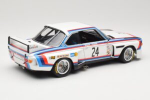BMW 3.5 CSL #24 H. Stuck / S. Posey 12 Hours of Sebring 1975 Minichamps 1:18 80430139188 Metal — zdjęcie 3 z 8