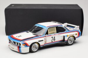 BMW 3.5 CSL #24 H. Stuck / S. Posey 12 Hours of Sebring 1975 Minichamps 1:18 80430139188 Metal — zdjęcie 8 z 8