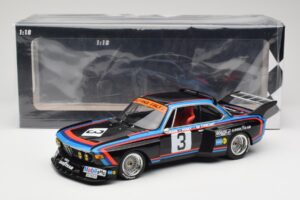 BMW 3.5 CSL E9 #3 A. de Fierlant / H. Grohs 6 Hours Silverstone 1976 Minichamps 1:18 155762603 Metal — zdjęcie 6 z 6