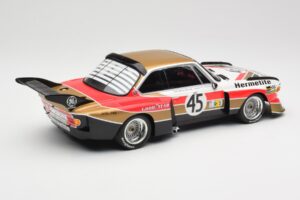 BMW 3.5 CSL E9 #45 Hermetite T. Walkinshaw / J. Fitzpatrick 24 Hours of Le Mans 1976 Minichamps 1:18 155762645 Metal — zdjęcie 2 z 6