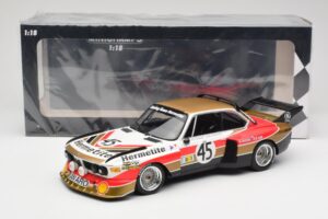 BMW 3.5 CSL E9 #45 Hermetite T. Walkinshaw / J. Fitzpatrick 24 Hours of Le Mans 1976 Minichamps 1:18 155762645 Metal — zdjęcie 6 z 6