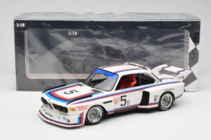 BMW 3.5 CSL E9 #5 K. Miller / D. Cowart 6 Hours of Watkins Glen 1979 Minichamps 1:18 155792605 Metal — zdjęcie 6 z 6