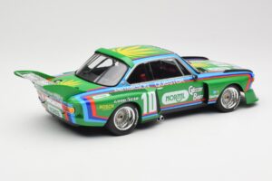 BMW 3.5 CSL E9 Schnitzer #10 D. Quester / R. Peterson 6 Hours Watkins Glen 1976 Minichamps 1:18 155762610 Metal — zdjęcie 2 z 6