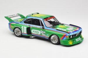 BMW 3.5 CSL E9 Schnitzer #10 D. Quester / R. Peterson 6 Hours Watkins Glen 1976 Minichamps 1:18 155762610 Metal — zdjęcie 4 z 6