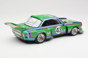 BMW 3.5 CSL E9 Schnitzer #43 D. Quester / A. Krebs 24 Hours of Le Mans 1976 Minichamps 1:18 155762643 Metal — zdjęcie 2 z 6