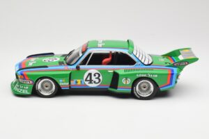 BMW 3.5 CSL E9 Schnitzer #43 D. Quester / A. Krebs 24 Hours of Le Mans 1976 Minichamps 1:18 155762643 Metal — zdjęcie 3 z 6