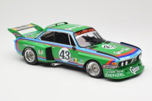 BMW 3.5 CSL E9 Schnitzer #43 D. Quester / A. Krebs 24 Hours of Le Mans 1976 Minichamps 1:18 155762643 Metal — zdjęcie 4 z 6