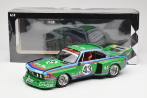 BMW 3.5 CSL E9 Schnitzer #43 D. Quester / A. Krebs 24 Hours of Le Mans 1976 Minichamps 1:18 155762643 Metal — zdjęcie 6 z 6