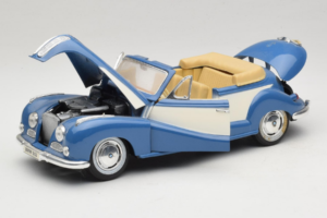 BMW 502 Kabriolet Niebieski Tchibo 1:18 45396 Metal — zdjęcie 2 z 8