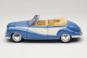BMW 502 Kabriolet Niebieski Tchibo 1:18 45396 Metal — zdjęcie 4 z 8