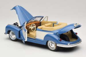 BMW 502 Kabriolet Niebieski Tchibo 1:18 45396 Metal — zdjęcie 5 z 8