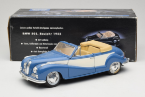 BMW 502 Kabriolet Niebieski Tchibo 1:18 45396 Metal — zdjęcie 8 z 8