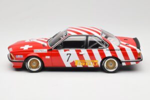BMW 635 CSi E24 #7 BMW Italia G. Brancatelli / H. Kelleners Brno Grand Prix 1984 Minichamps 1:18 155842507 Metal — zdjęcie 3 z 6