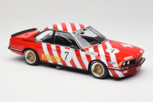 BMW 635 CSi E24 #7 BMW Italia G. Brancatelli / H. Kelleners Brno Grand Prix 1984 Minichamps 1:18 155842507 Metal — zdjęcie 4 z 6
