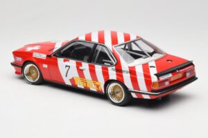 BMW 635 CSi E24 #7 BMW Italia G. Brancatelli / H. Kelleners Brno Grand Prix 1984 Minichamps 1:18 155842507 Metal — zdjęcie 5 z 6