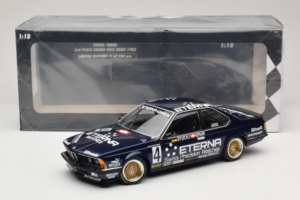 BMW 635 CSi E24 Schnitzer Eterna #4 H. Stuck / W. Brun 3rd Place Brno Grand Prix ETCC 1983 Minichamps 1:18 155832504 Metal — zdjęcie 6 z 6