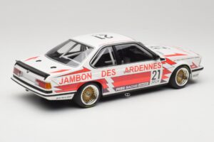 BMW 635CSi E24 Team Brun Motorsport #21 H. Grohs / T. Boutsen Spa 24 Hours 1985 Minichamps 1:18 155852521 Metal — zdjęcie 2 z 6