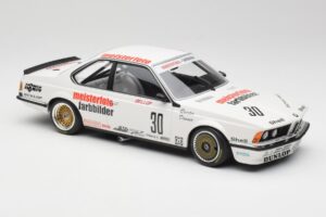 BMW 635CSi E24 Team Schnitzer Eterna #30 S. Bellof / S. Danner ETCC 1984 Minichamps 1:18 155832530 Metal — zdjęcie 4 z 6