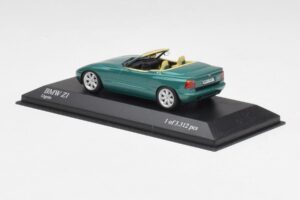 BMW Z1 E30 Brytyjska Zieleń Wyścigowa Minichamps 1:43 400020100 Metal — zdjęcie 3 z 4