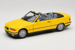 BMW 3 Series E36 Kabriolet Żółty UT Models 1:18 BMW007 Metal