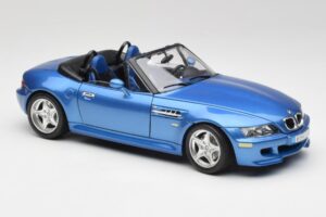 BMW Z3 E36 M Roadster Estoril Blue Bburago 1:18 3349-M1 Metal — zdjęcie 6 z 8