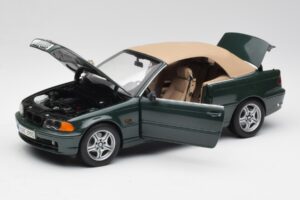 BMW 3 E46 Kabriolet Zielony Kyosho 1:18 80430009757 Metal — zdjęcie 2 z 8