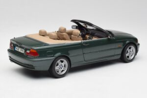 BMW 3 E46 Kabriolet Zielony Kyosho 1:18 80430009757 Metal — zdjęcie 3 z 8