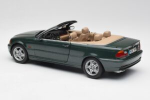 BMW 3 E46 Kabriolet Zielony Kyosho 1:18 80430009757 Metal — zdjęcie 7 z 8