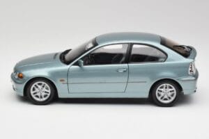 BMW 325Ti E46 Compact Jasnoniebieski Metalik Kyosho 1:18 80430024439 Metal — zdjęcie 4 z 8