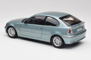 BMW 325Ti E46 Compact Jasnoniebieski Metalik Kyosho 1:18 80430024439 Metal — zdjęcie 7 z 8