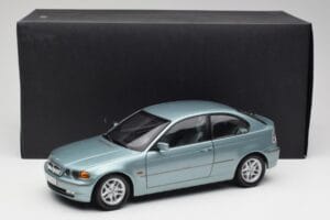 BMW 325Ti E46 Compact Jasnoniebieski Metalik Kyosho 1:18 80430024439 Metal — zdjęcie 8 z 8
