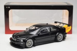 BMW M3 GTR E46 Plain Body Jet Czarny AUTOart 1:18 80447 Metal — zdjęcie 6 z 6