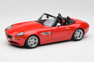 BMW Z8 E52 Roadster Jaskrawy Czerwony Bburago 1:18 12032 Metal