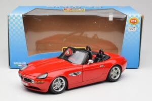 BMW Z8 E52 Czerwony Bburago 1:18 Z8001 Metal — zdjęcie 8 z 8