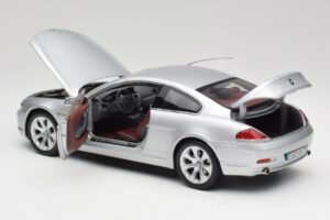 BMW 645Ci E63 Srebrny Kyosho 1:18 80430153285 Metal — zdjęcie 5 z 8