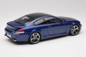 BMW M6 E63 Niebieski Kyosho 1:18 80430413351 Metal — zdjęcie 3 z 8