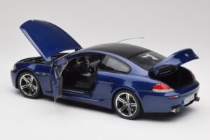 BMW M6 E63 Niebieski Kyosho 1:18 80430413351 Metal — zdjęcie 5 z 8