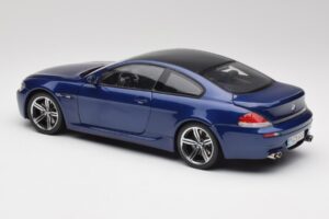 BMW M6 E63 Niebieski Kyosho 1:18 80430413351 Metal — zdjęcie 7 z 8