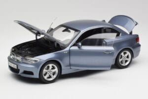 BMW 1 E82 Coupe Niebieski Kyosho 1:18 80430427065 Metal — zdjęcie 2 z 8