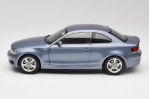 BMW 1 E82 Coupe Niebieski Kyosho 1:18 80430427065 Metal — zdjęcie 4 z 8
